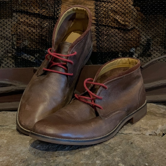 Cole Haan leather chukka boots main image 3